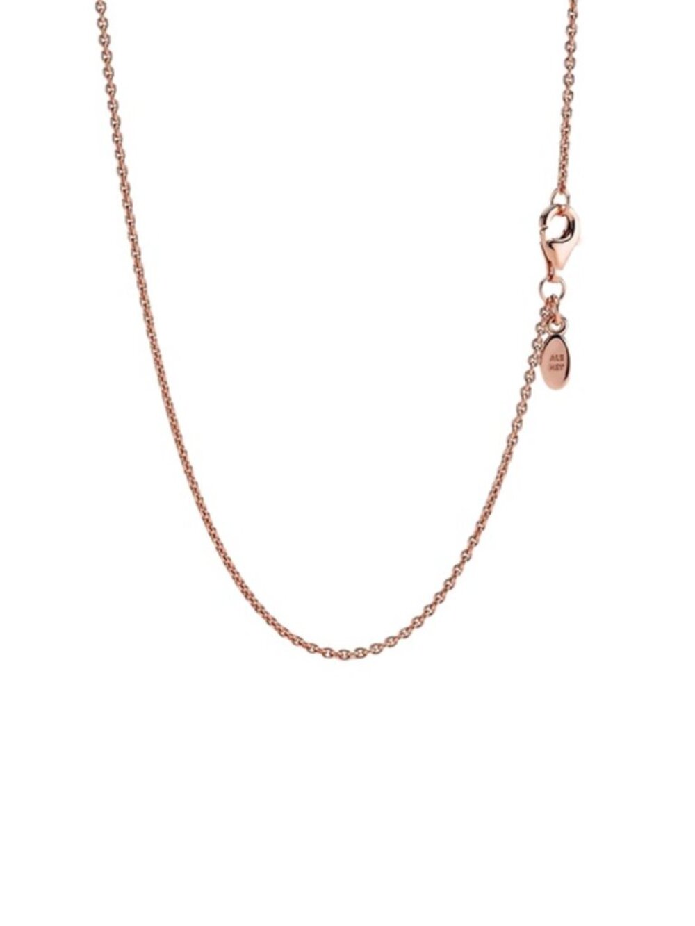 Rose gold plate 17.7 adjustable chain, new 580413-45